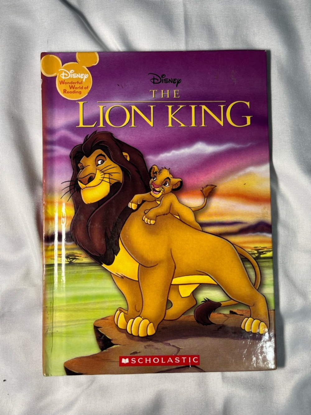 Disney Lion King Wonderful World of Reading Hardcover 2006 Vintage Book